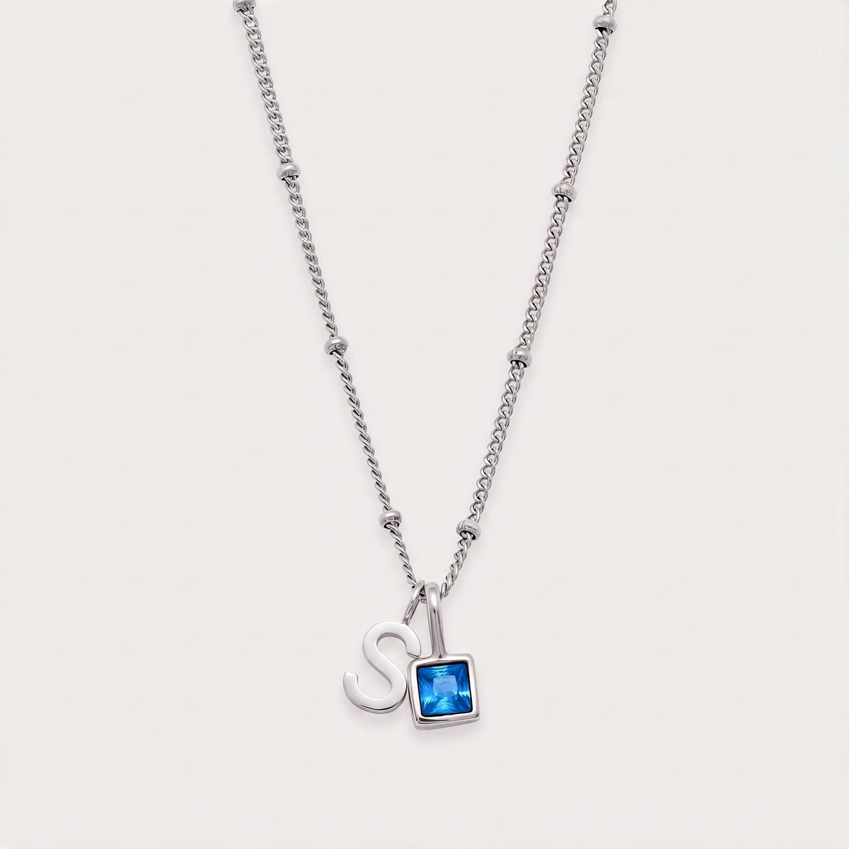 Letter S · silver