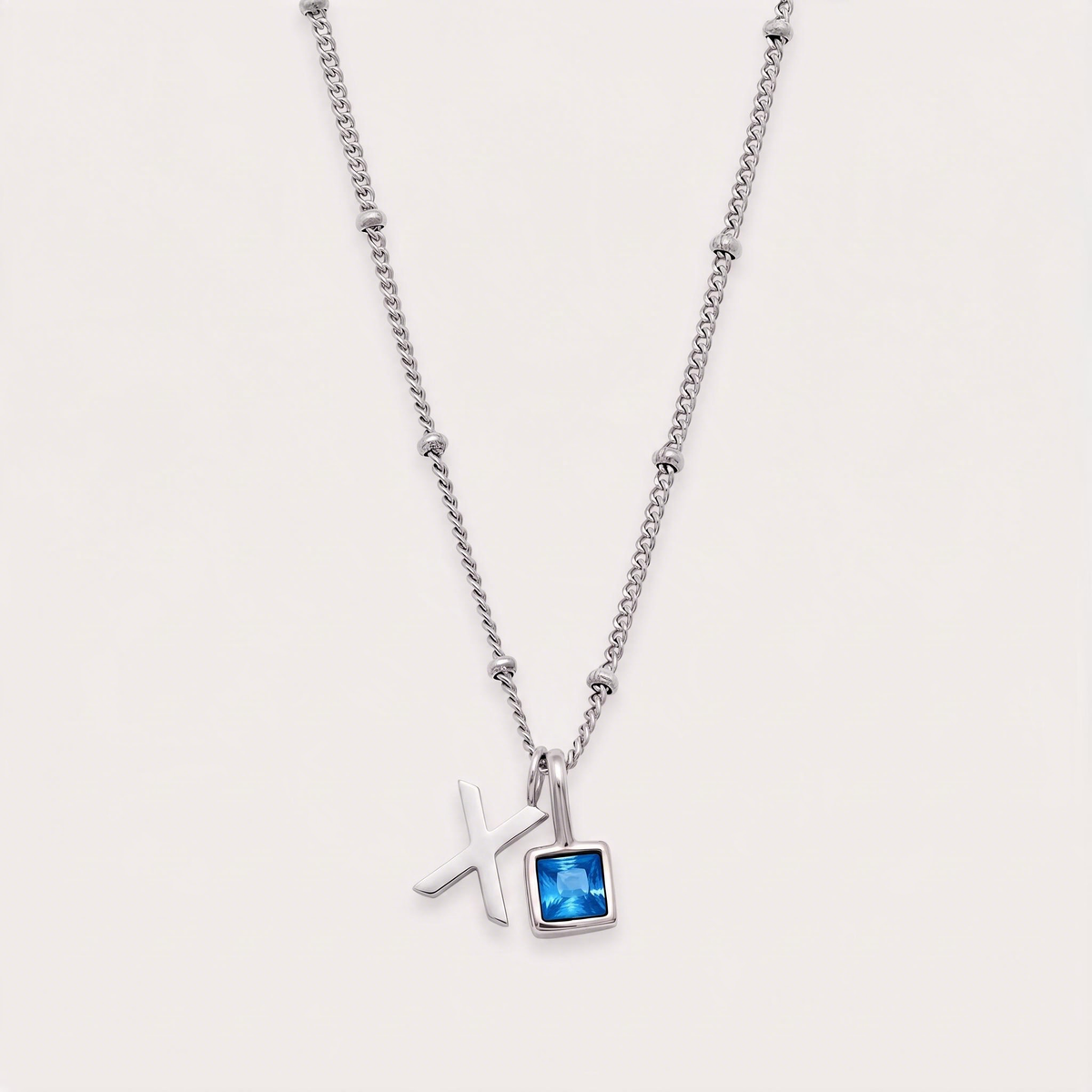 Letter X · silver