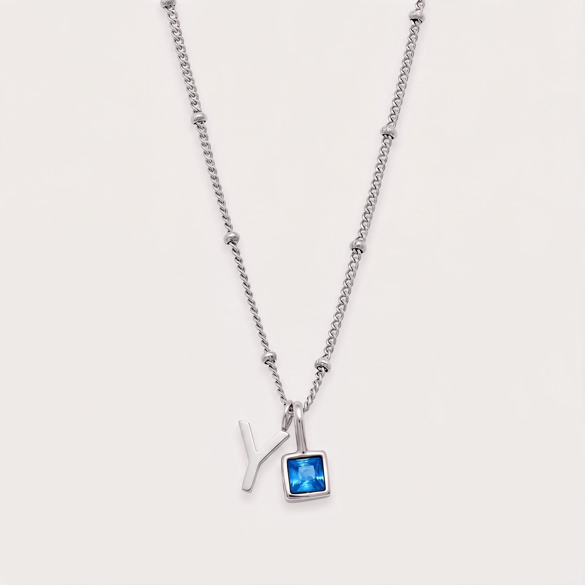 Letter Y · silver