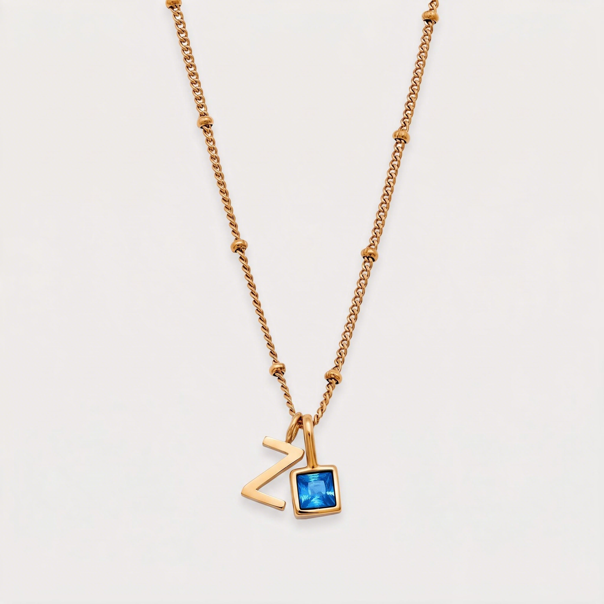 Letter Z · gold
