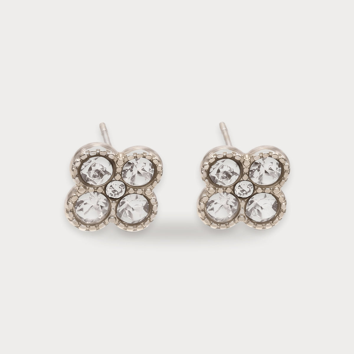 Luck Earrings & Necklace in silver