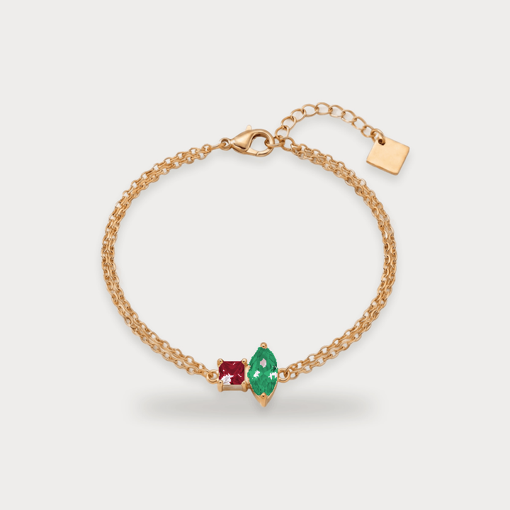Marquise Birthstone Bracelet