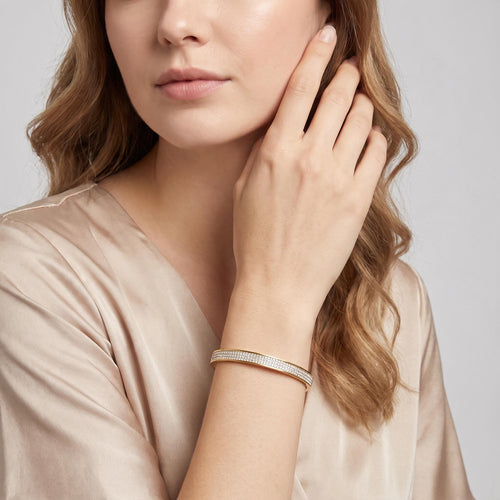 Bling Bangle Bracelet worn by a model
