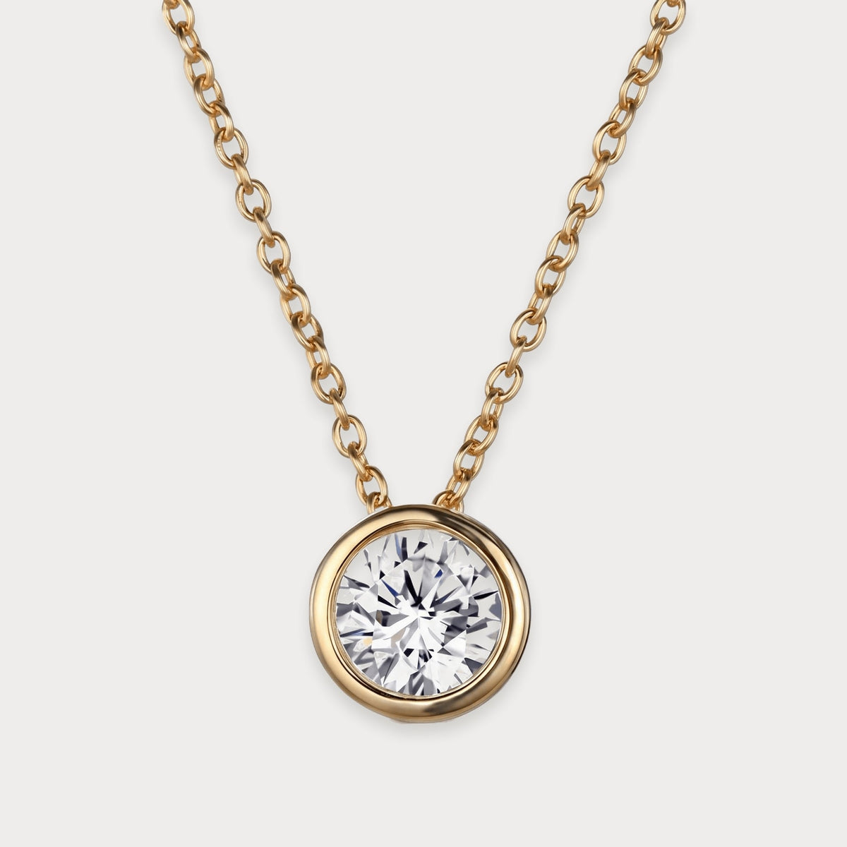 Path Birthstone Necklace studio photo