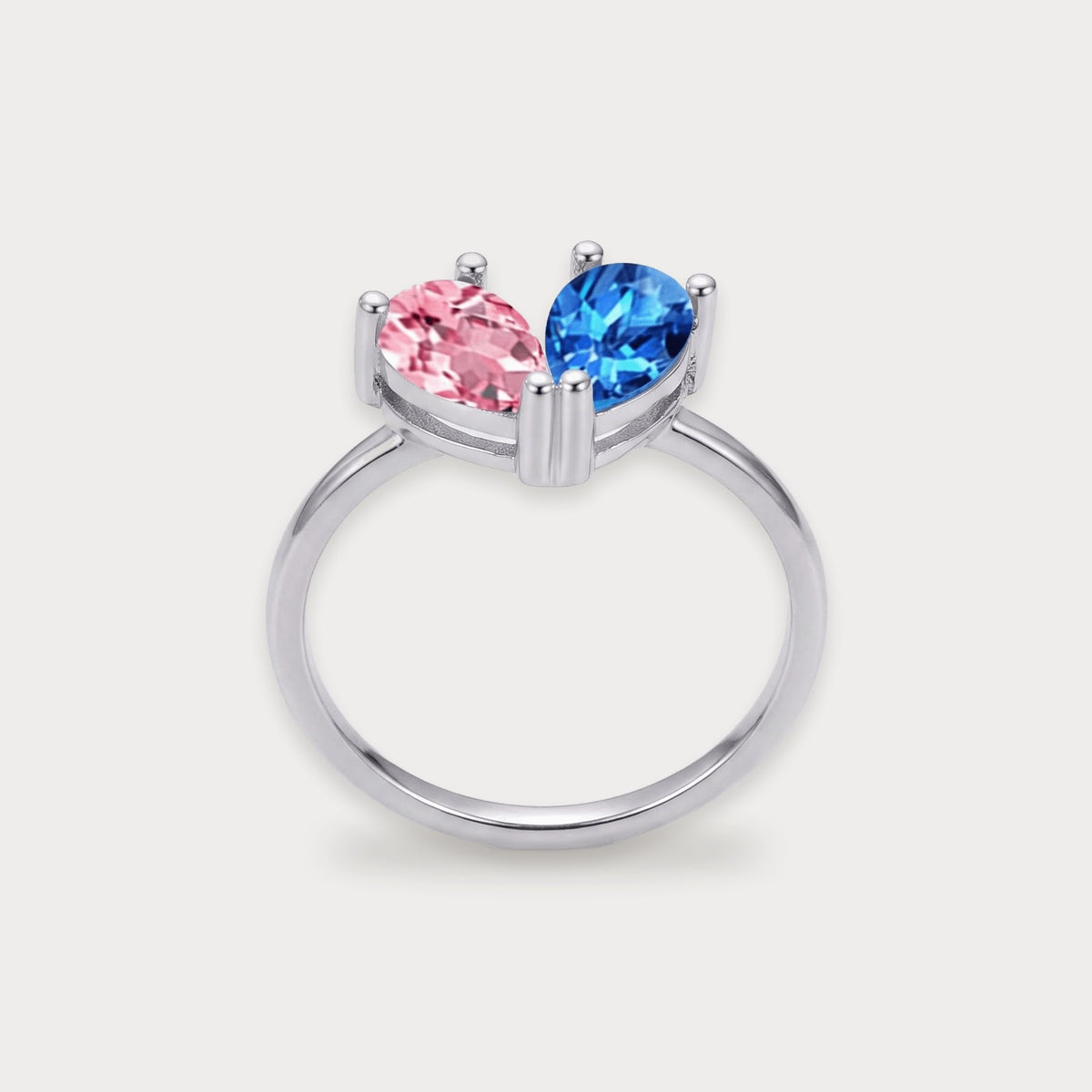 Together Birthstone Ring studio photo