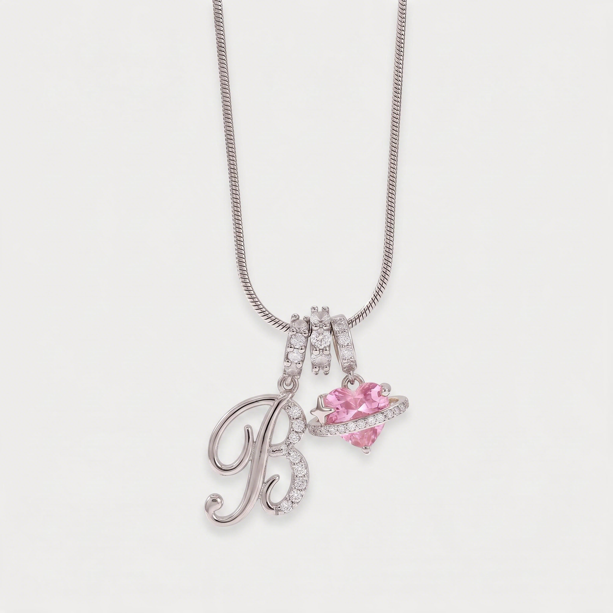 Letter B · silver
