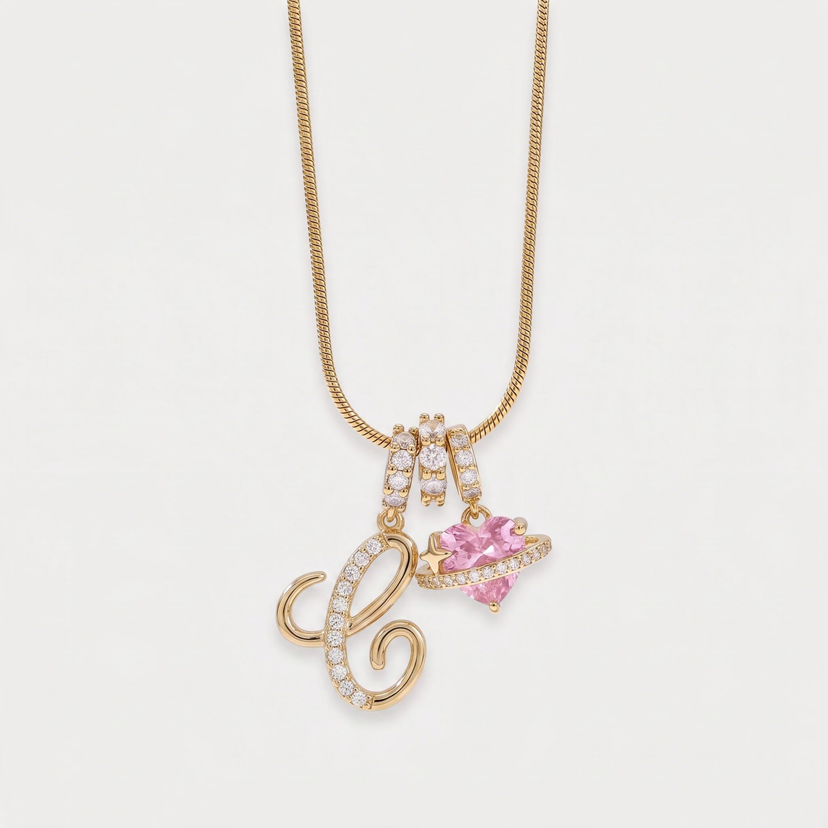 Letter C · gold