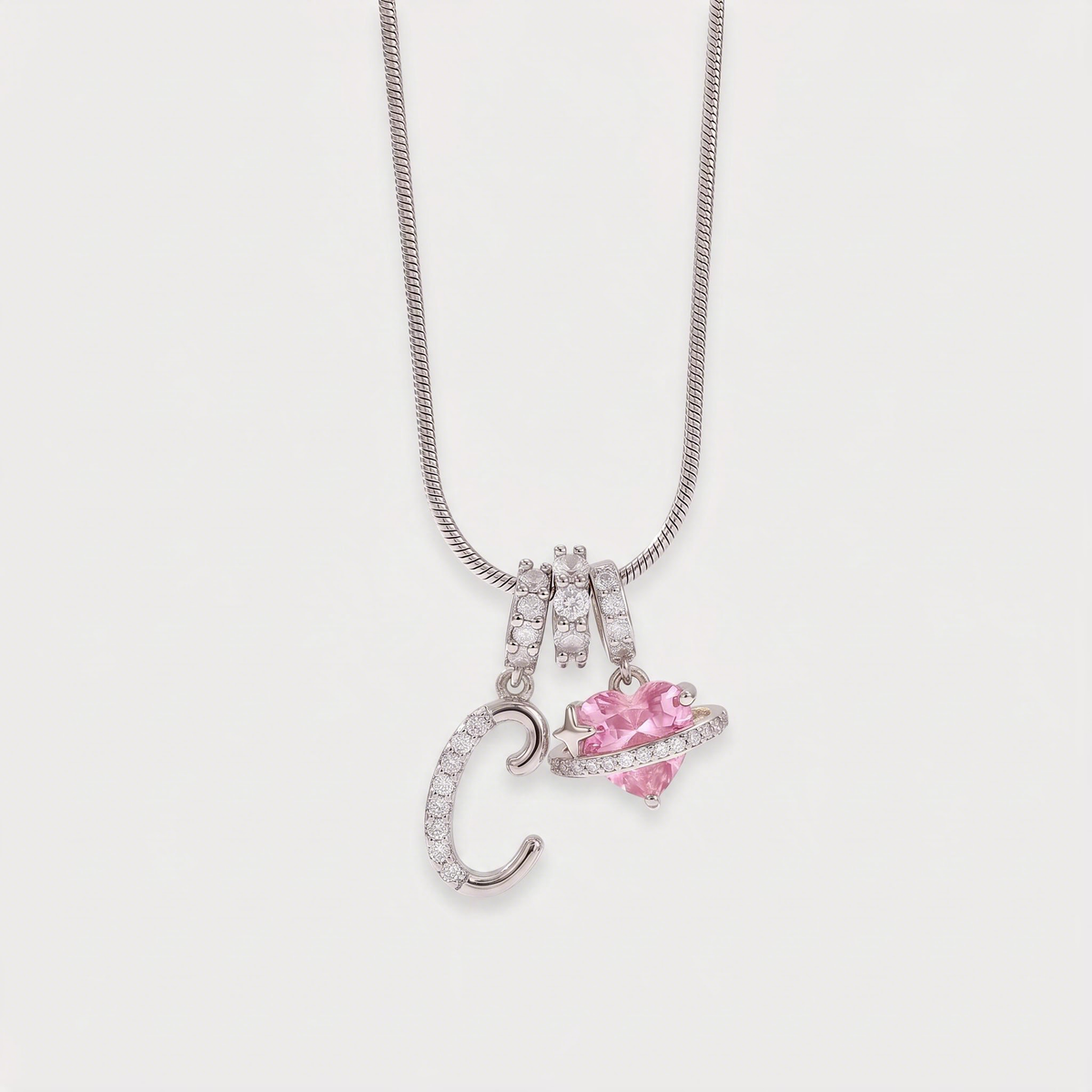 Letter C · silver