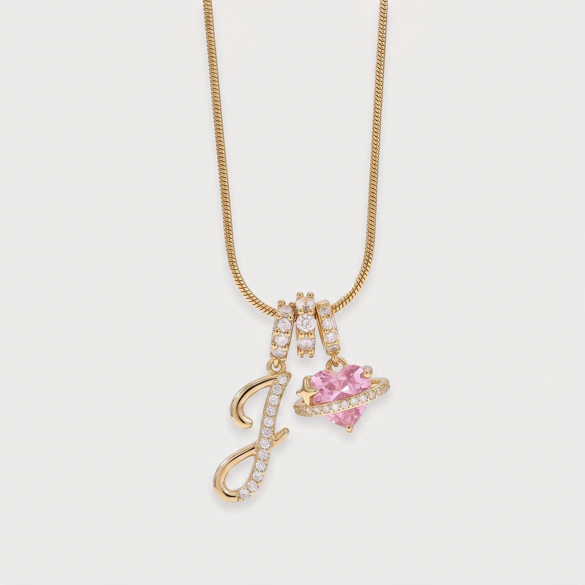 Letter J · gold