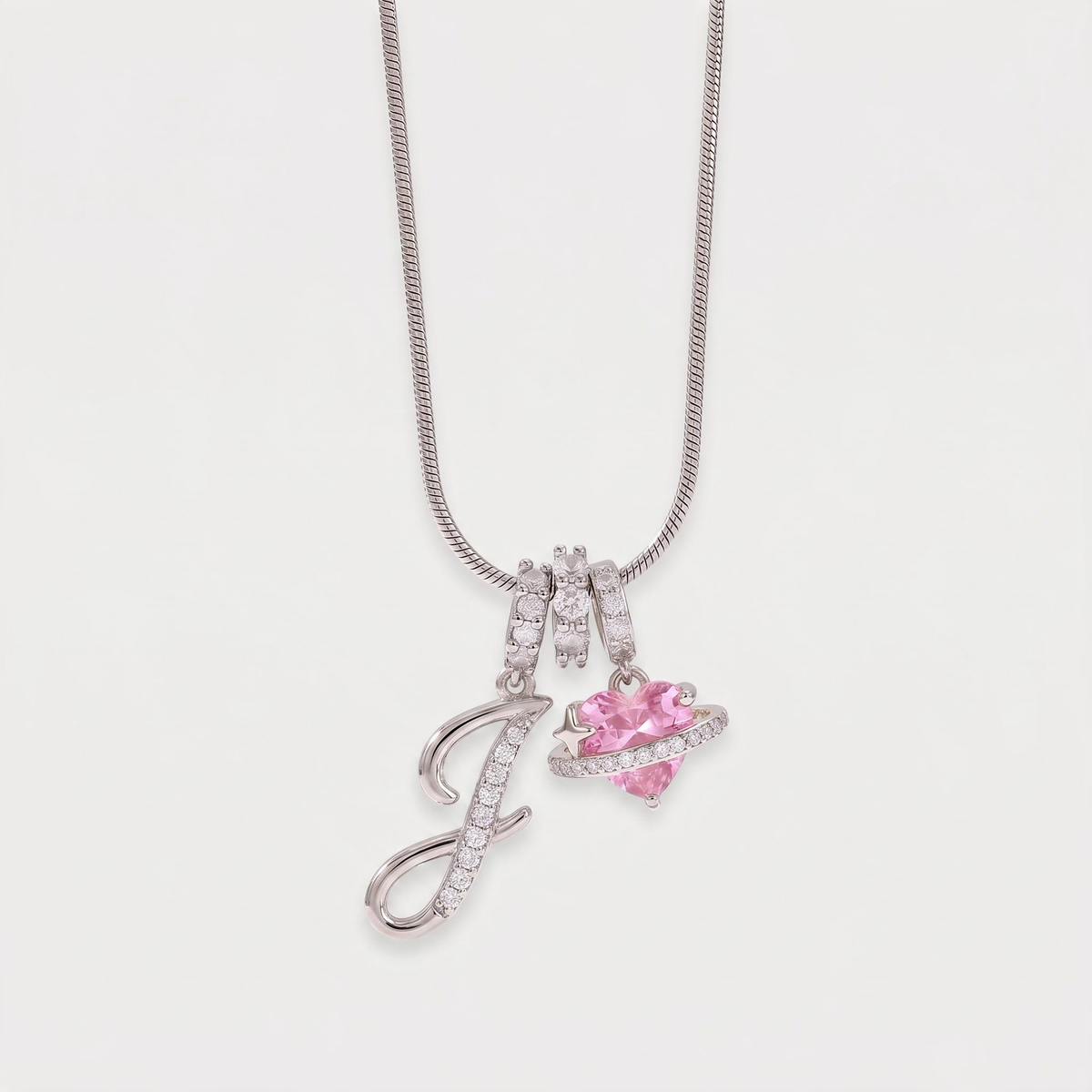 Letter J · silver