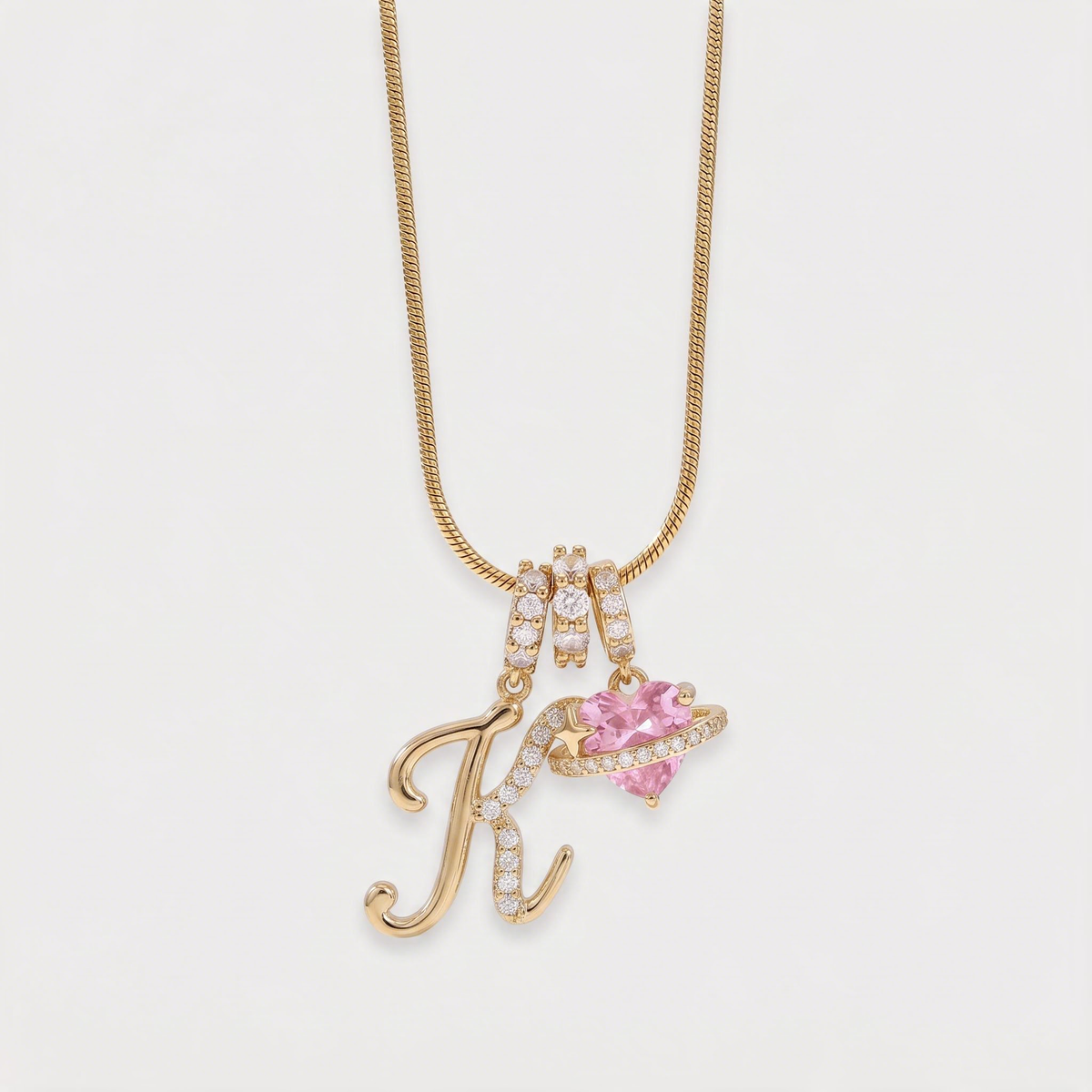 Letter K · gold