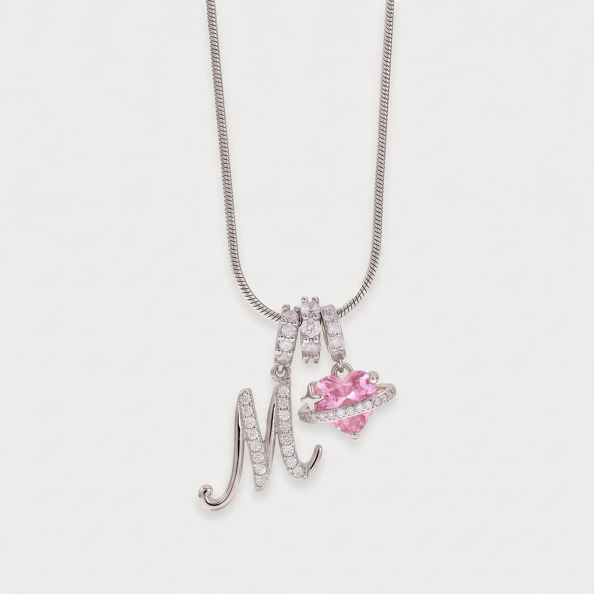 Letter M · silver