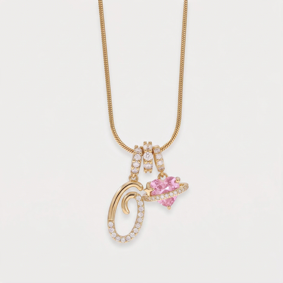 Letter O · gold