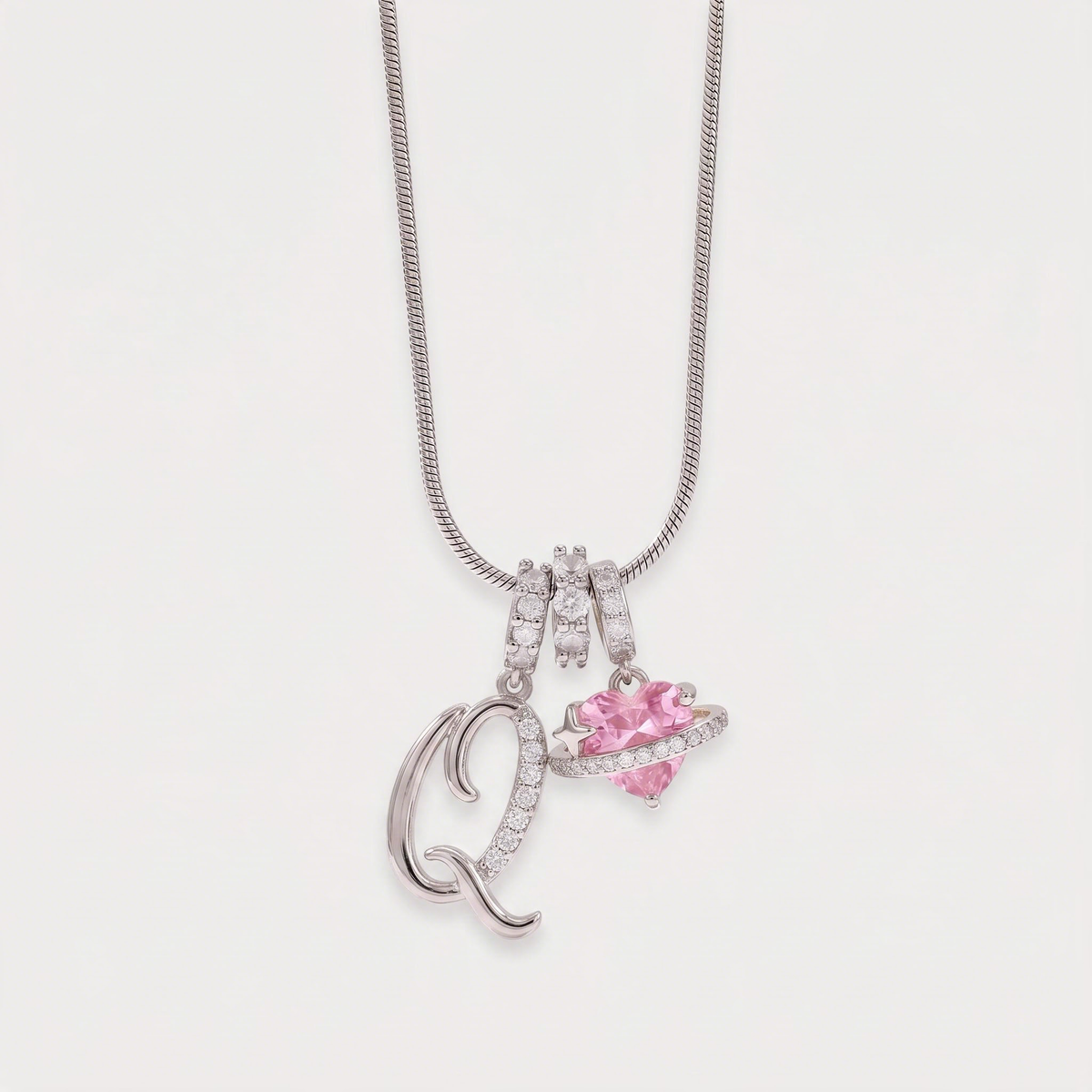 Letter Q · silver