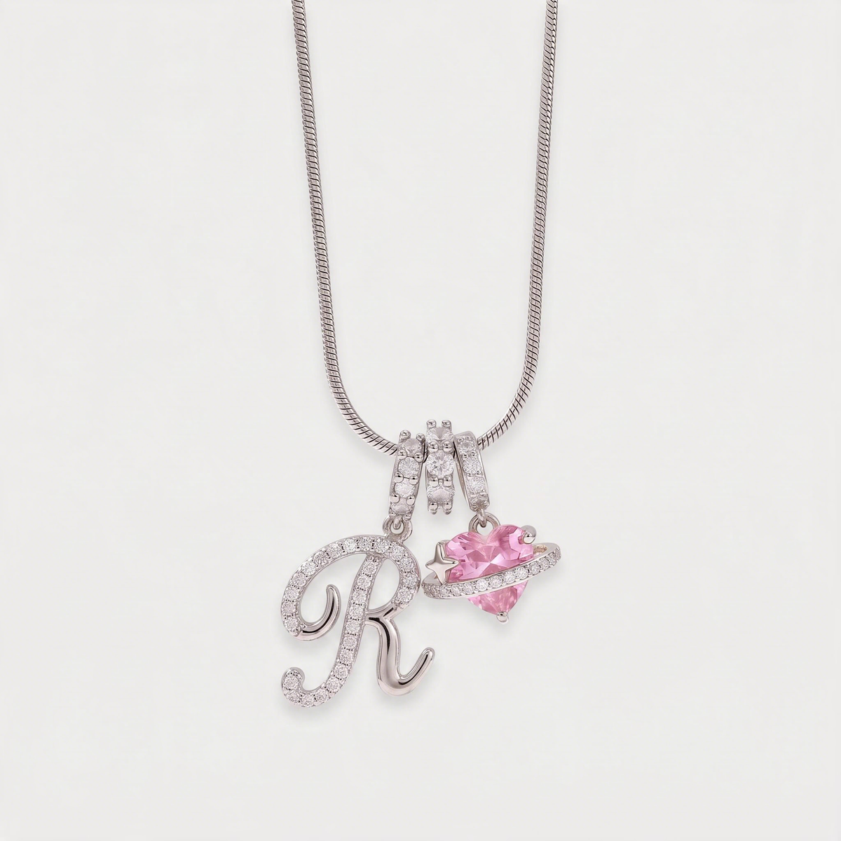 Letter R · silver