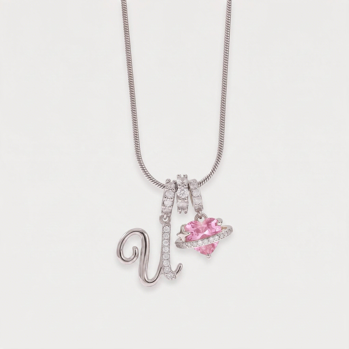 Letter U · silver