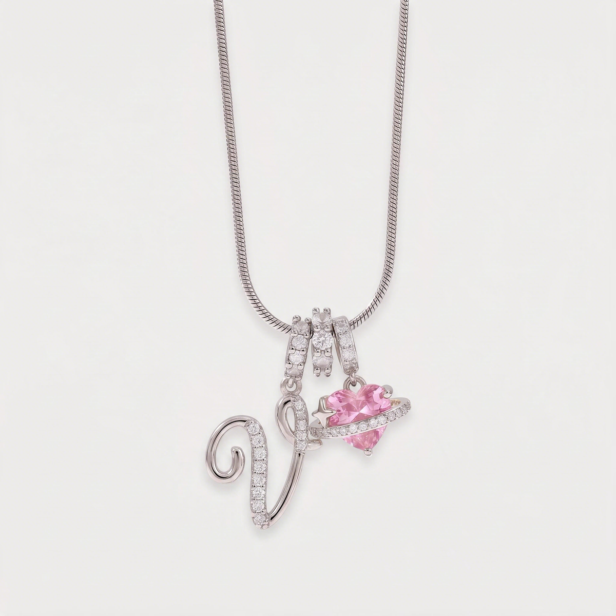 Letter V · silver