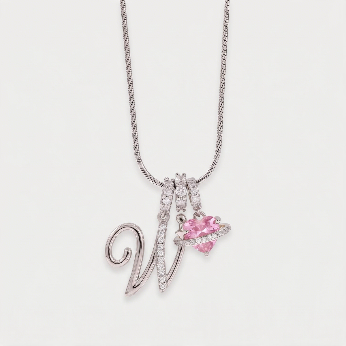Letter W · silver