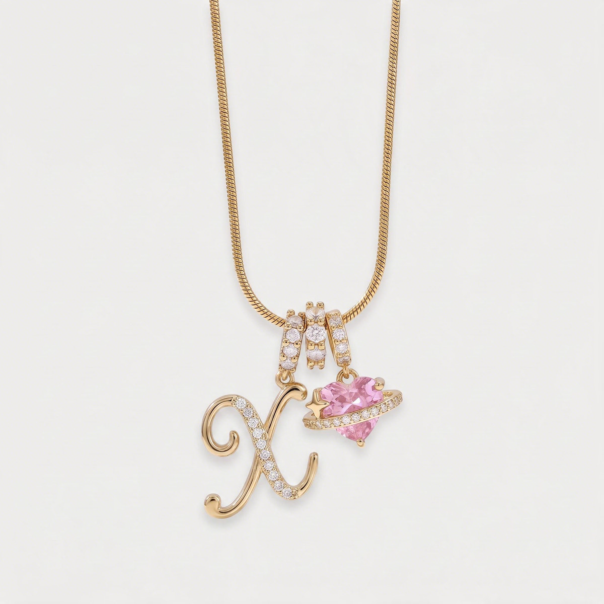 Letter X · gold