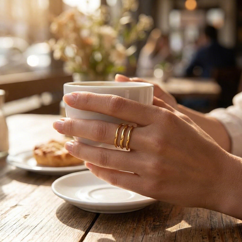 Triple Wire Ring lifestyle photo