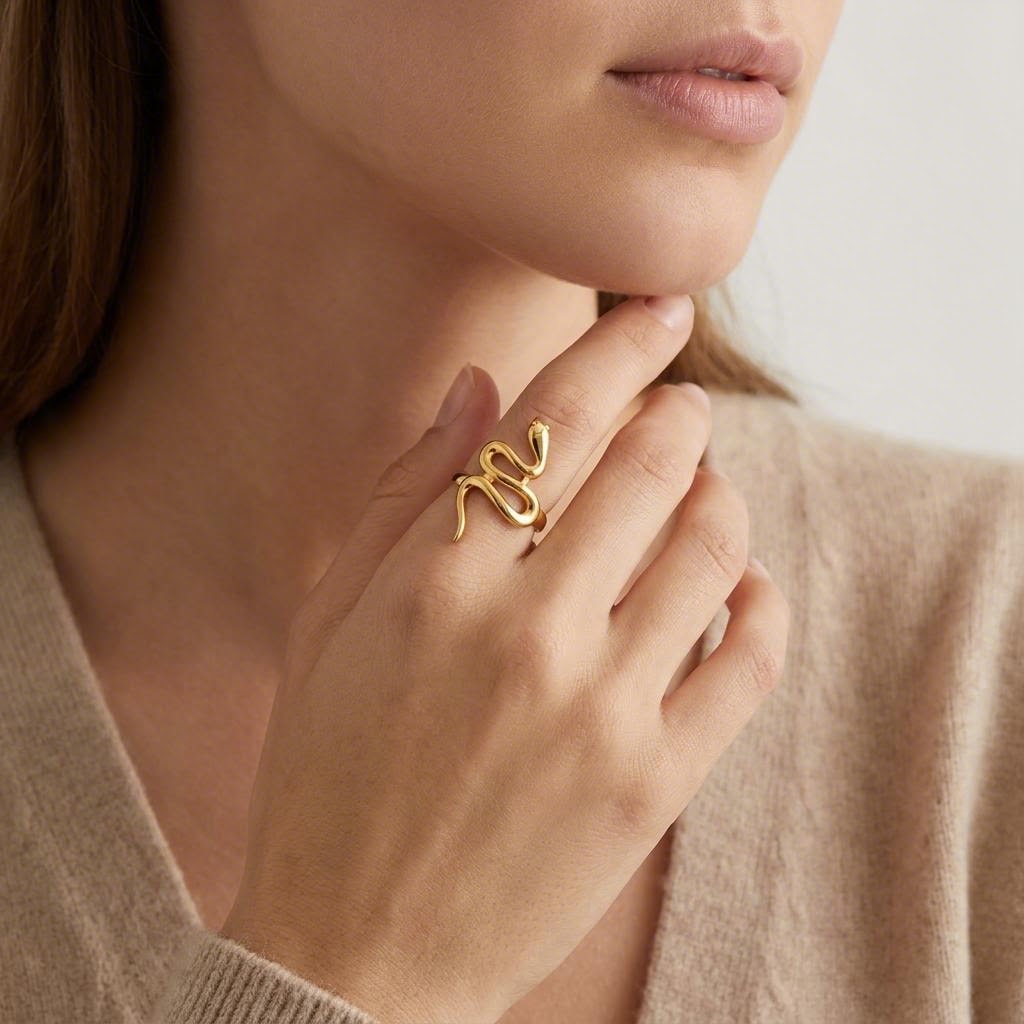 Wave Swirl Ring lifestyle photo